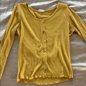yellow long sleeve tshirt